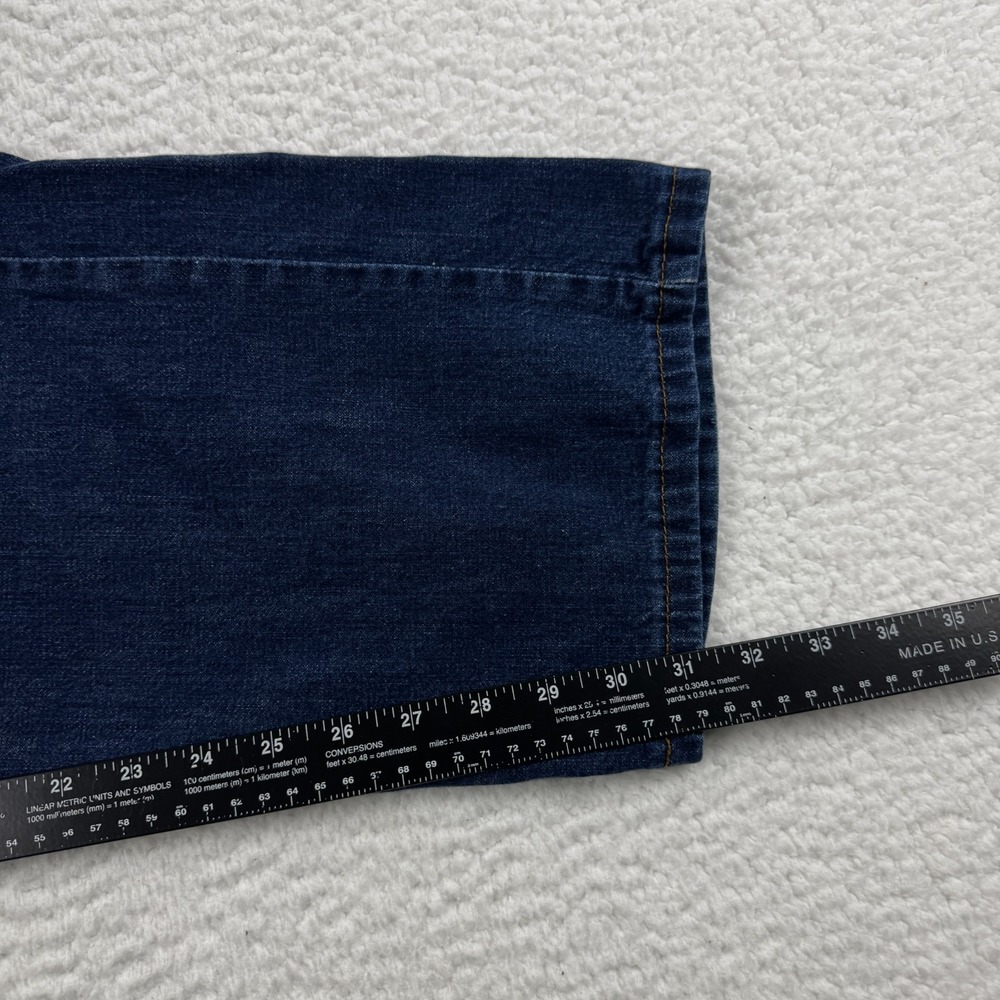 Levi's 569 Loose Fit Straight Leg Jeans Mens 36x32 Blue Denim Cotton Mid Rise - Picture 4 of 12